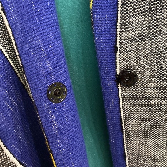 Beautiful Italian Pancho-Coat 🧥✨🖤💙💛 - Picture 10 of 12